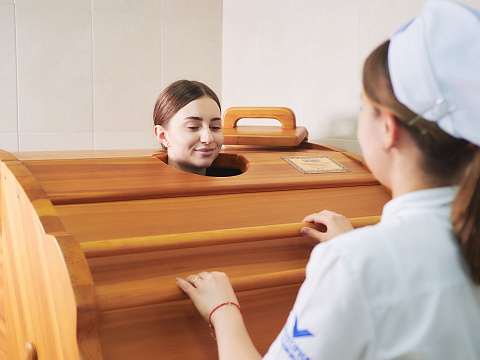 Санаторий «Виктория» г. Кисловодск. Кедровая бочка